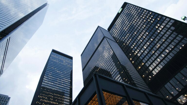 Office buildings during the day